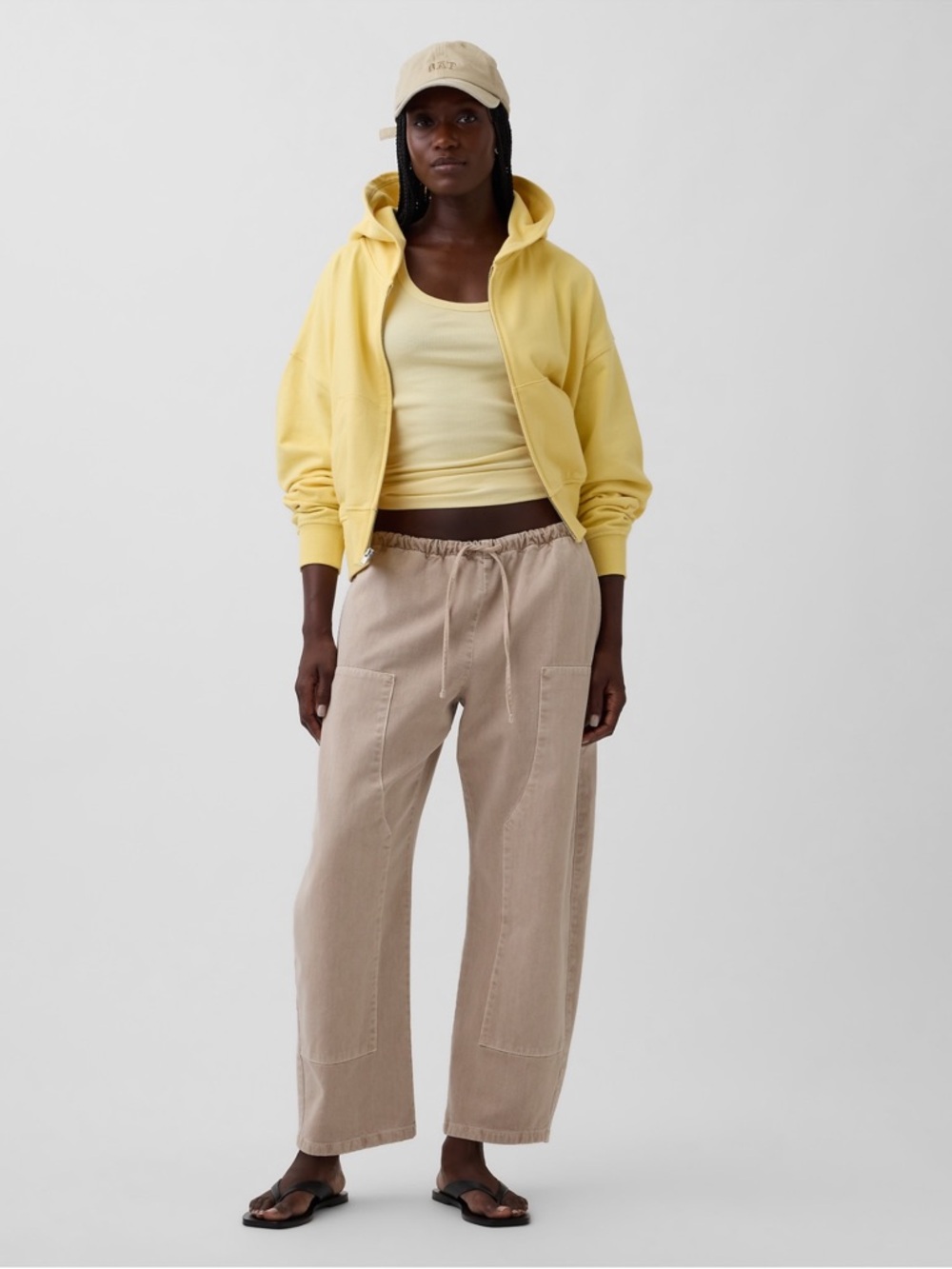 GAP Easy Double-Knee Barrel Pants